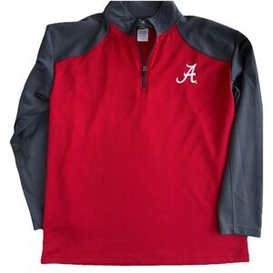 KA Knights Apparel Alabama 3/4 Zip Pullover Size Large Long Sleeve